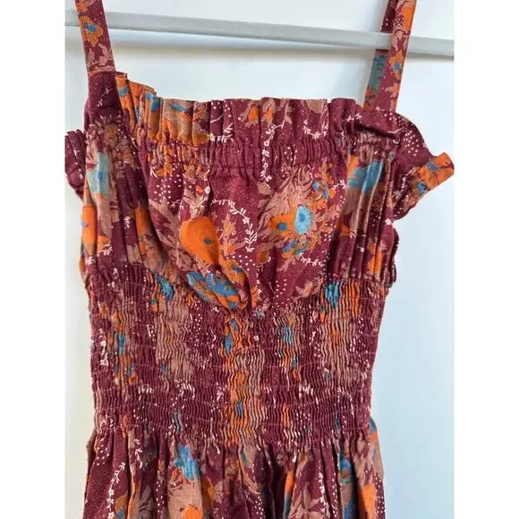 Vintage Lanz Original Boho Floral Smocked Maxi Dress, EUC, Fits S-L - Picture 5 of 7